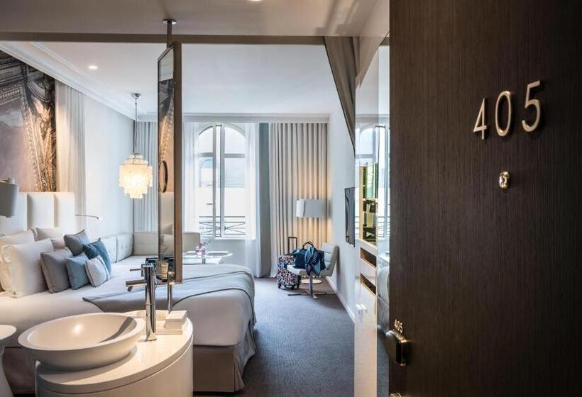 Номер Superior Кровать Куин, Cures Marines Hotel & Spa Trouville   Mgallery Collection