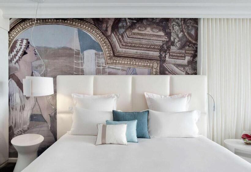 クイーンサイズベッドのクラシックルーム, Cures Marines Hotel & Spa Trouville   Mgallery Collection