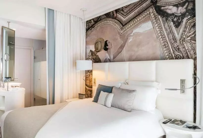Classic Room Queen Bed, Cures Marines Hotel & Spa Trouville   Mgallery Collection