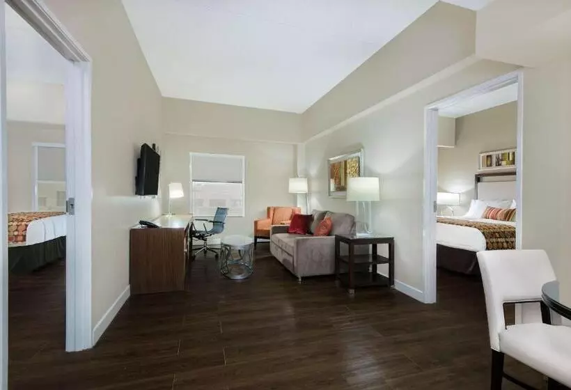 ２ベッドスイートルーム, Hawthorn Extended Stay By Wyndham Mcallen