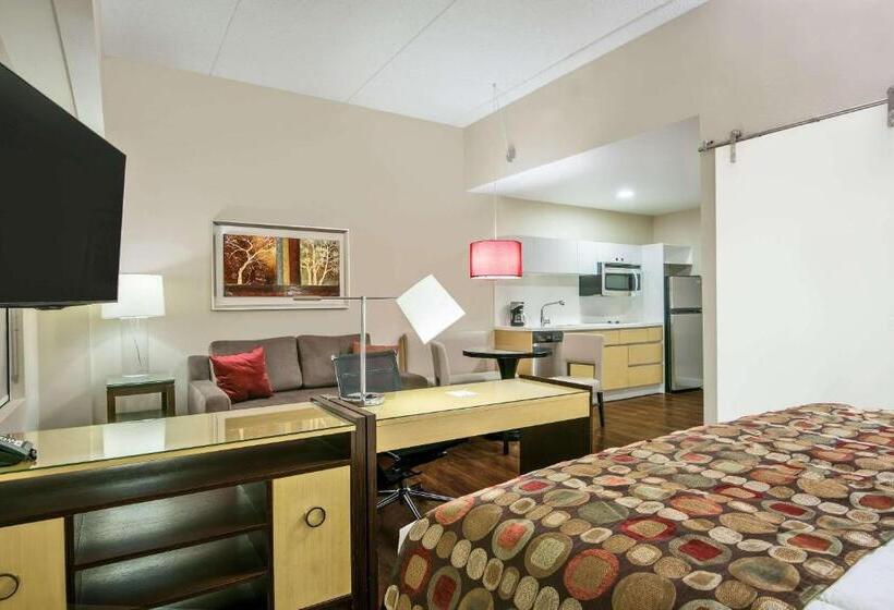 带大床的标准工作室, Hawthorn Extended Stay By Wyndham Mcallen