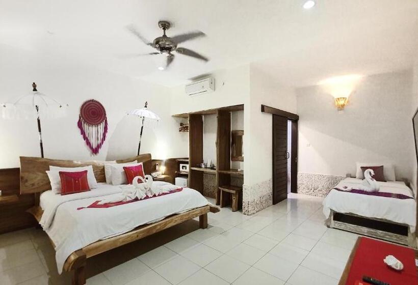 デラックストリプルルーム, Samba Villas Beachfront View