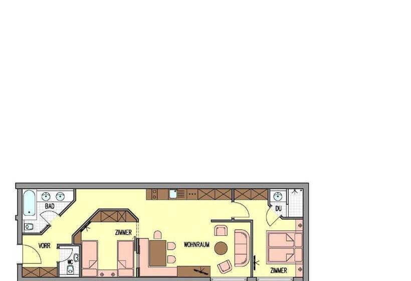 Апартаменты 2 Спальни, Garni Alpenjuwel