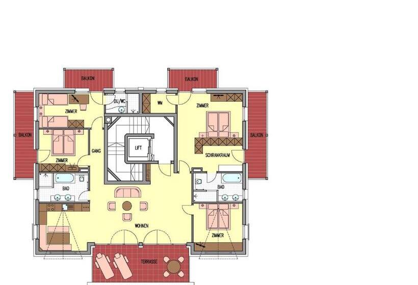 Апартаменты 4 Спальни, Garni Alpenjuwel