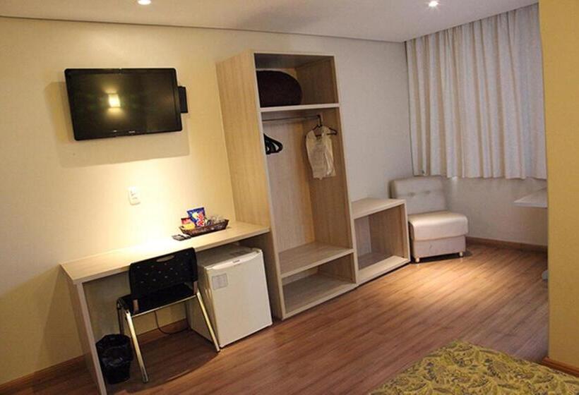 חדר סטנדרט מיטה זוגית, Golden Hotel O Mais Central Pet Friendly