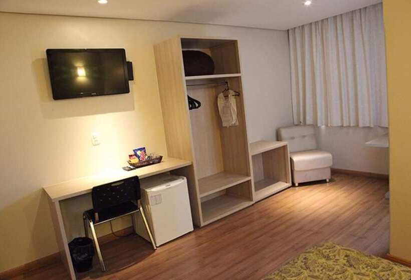 חדר סטנדרט מיטה זוגית, Golden Hotel O Mais Central Pet Friendly