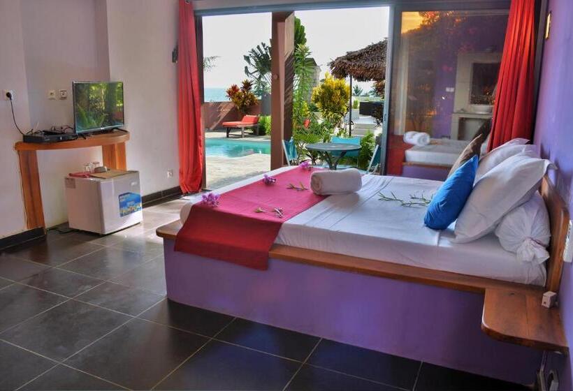 اتاق استاندارد با چشمانداز استخر, Hôtel Résidence Sarimanok