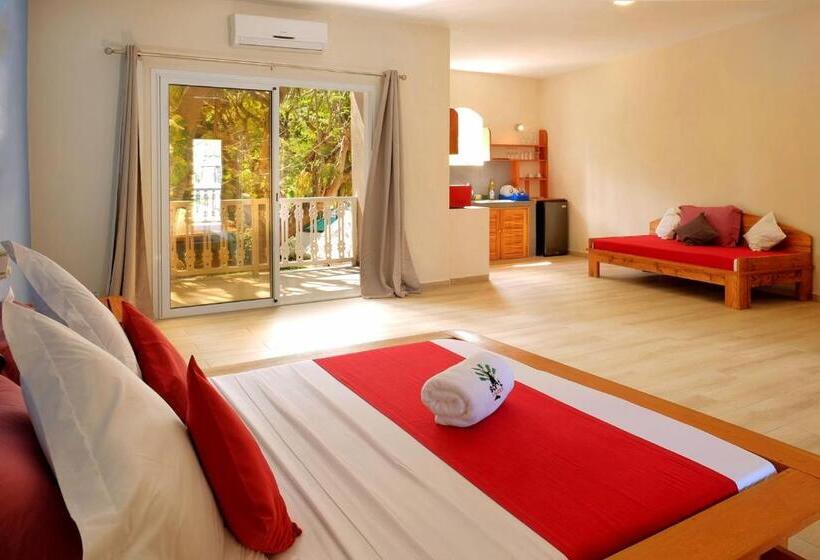 استودیو استاندارد با چشمانداز باغ, Hôtel Résidence Sarimanok