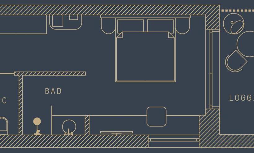 חדר סטנדרט נוף לבריכה, Goldstück Adults Only