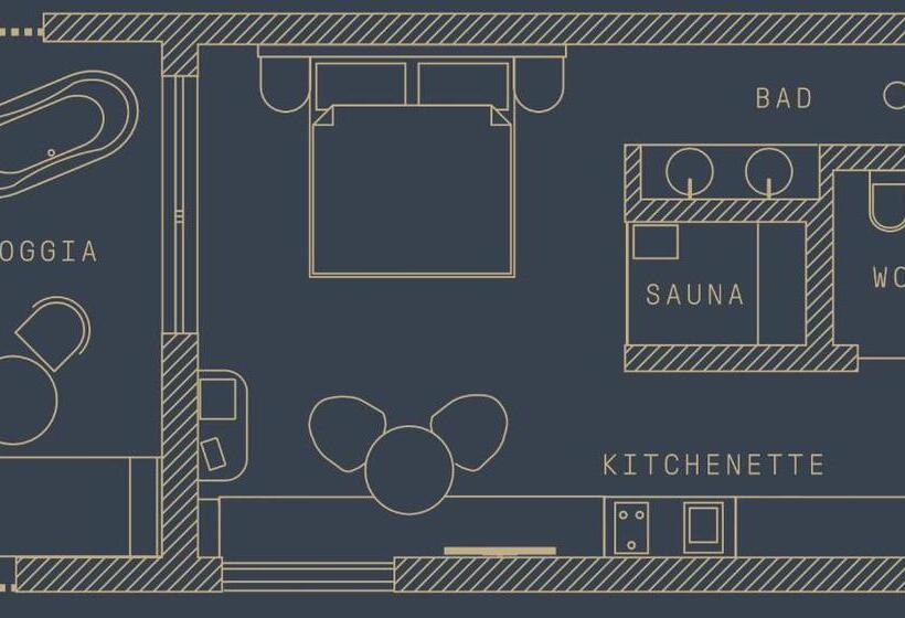 חדר דלוקס, Goldstück Adults Only