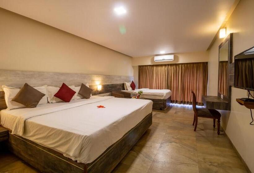 חדר דלוקס נוף לגינה, Blue Country Resort