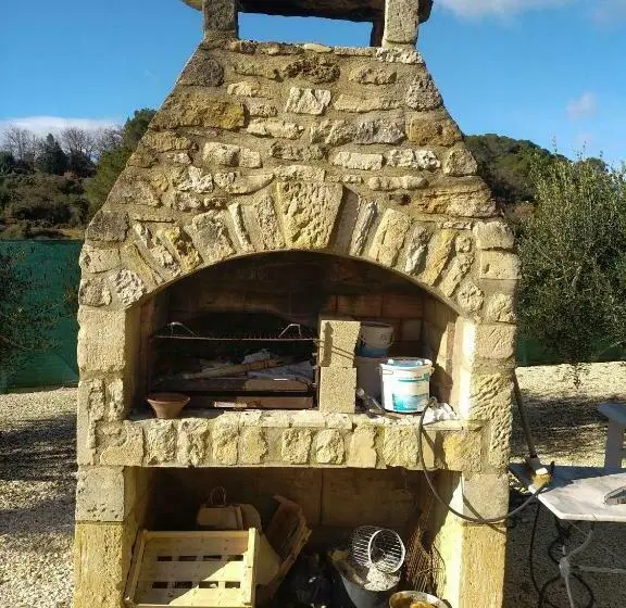 Standard-huone Allasnäkymä, Mas Mistral