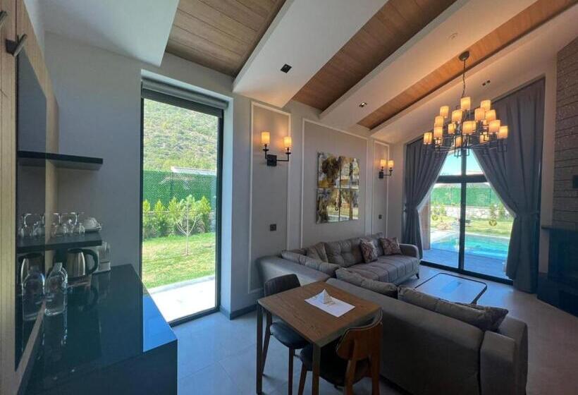 빌라 1 베드룸 - 수영장, Batıhan Vadi