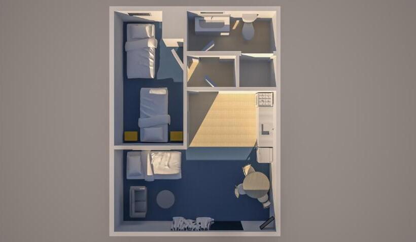 آپارتمان 1 خوابه, Kaitaia Motor Lodge