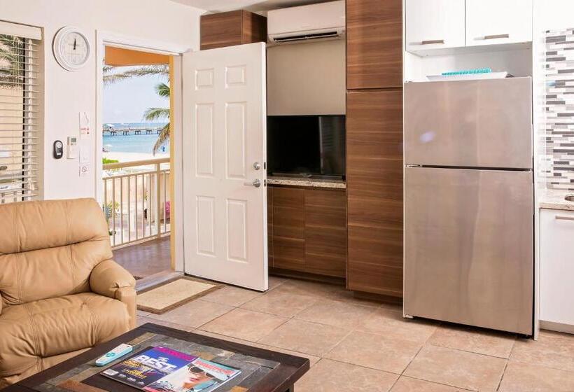 شقة غرفة نوم واحدة ذات إطلالة جانبية على البحر, Windjammer Resort And Beach Club