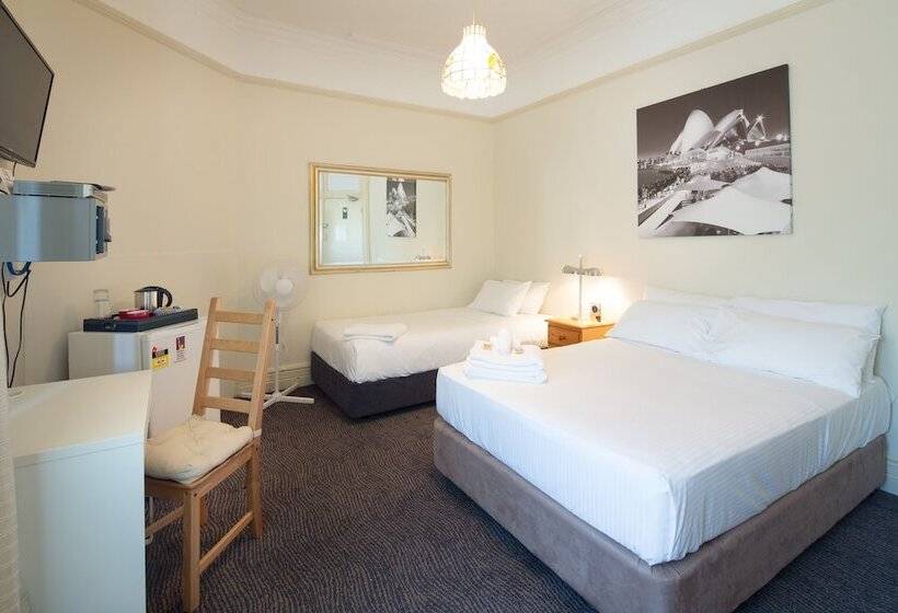 غرفة عائلية حمام مشترك, Neutral Bay Lodge