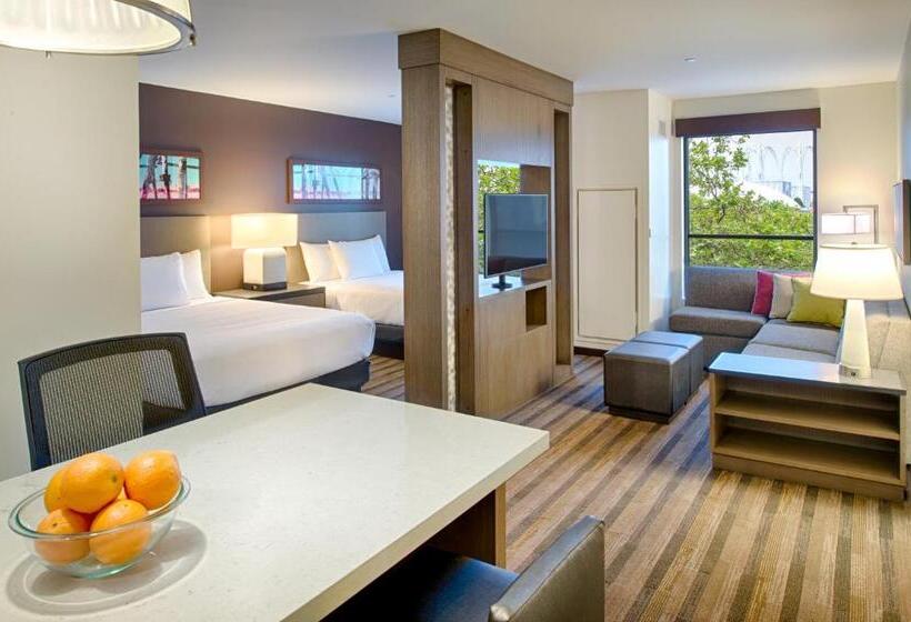 Номер Стандарт 2 Двуспальные Кровати, Hyatt House Seattle Downtown