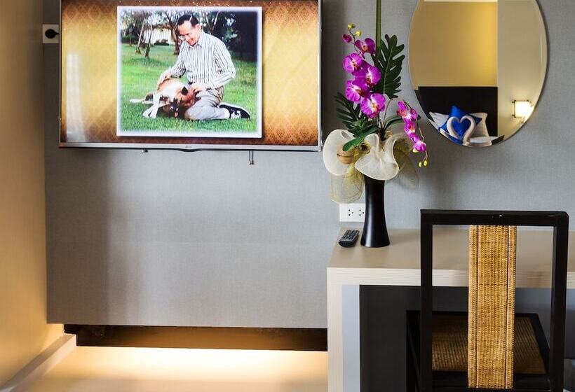 غرفة سوبيريور مزودة بشرفة, Silom Boutique Hotel Hatyai