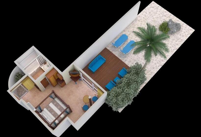 جناح ديلوكس, The Rarotongan Beach Resort & Lagoonarium