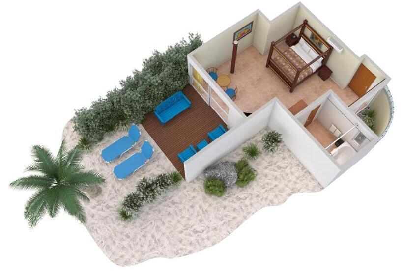 جناح ديلوكس, The Rarotongan Beach Resort & Lagoonarium