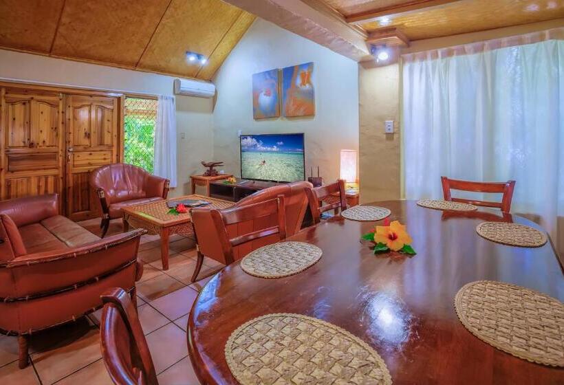 فيلا 3 غرف نوم مزودة بحمام سباحة, The Rarotongan Beach Resort & Lagoonarium