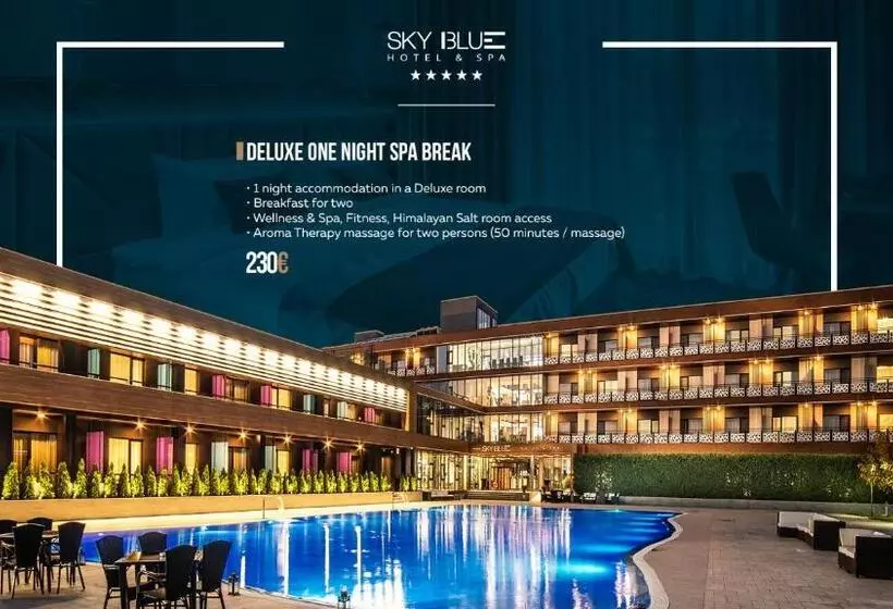 キングサイズベッドのデラックスルーム, Sky Blue Hotel & Spa