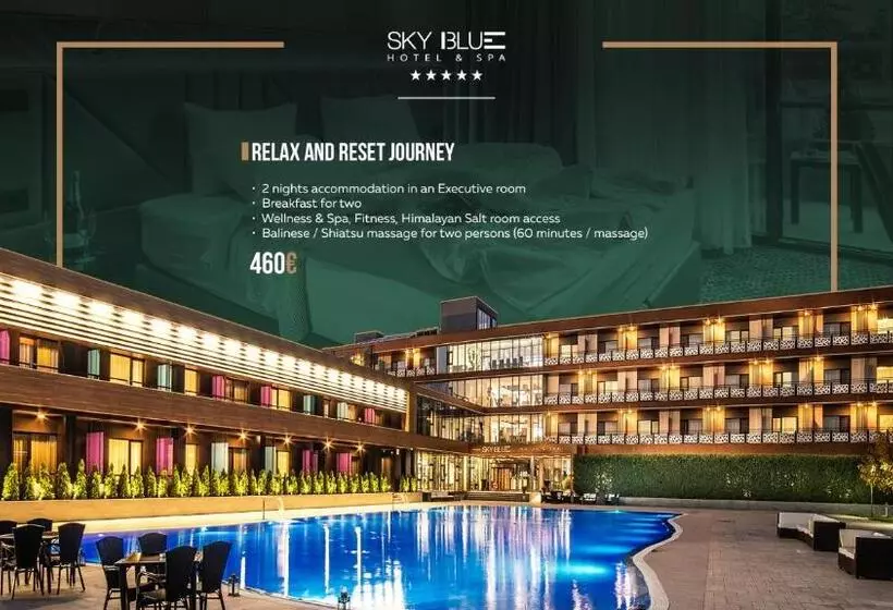 キングサイズベッドのスタンダードルーム, Sky Blue Hotel & Spa