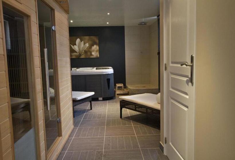 直达温泉标准间, Hôtel Spa Piscine Le Petit Castel Beuzeville Honfleur
