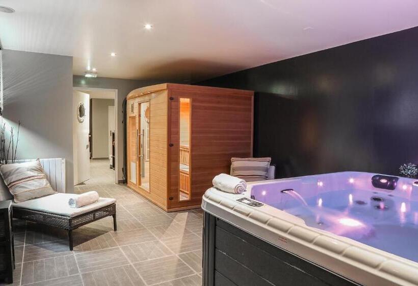 اتاق استاندارد با دسترسی به اسپا, Hôtel Spa Piscine Le Petit Castel Beuzeville Honfleur