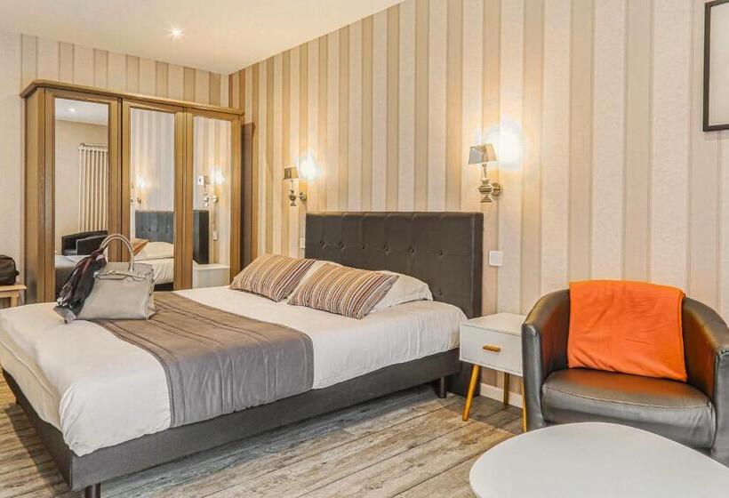 高级大房间, Hôtel Spa Piscine Le Petit Castel Beuzeville Honfleur