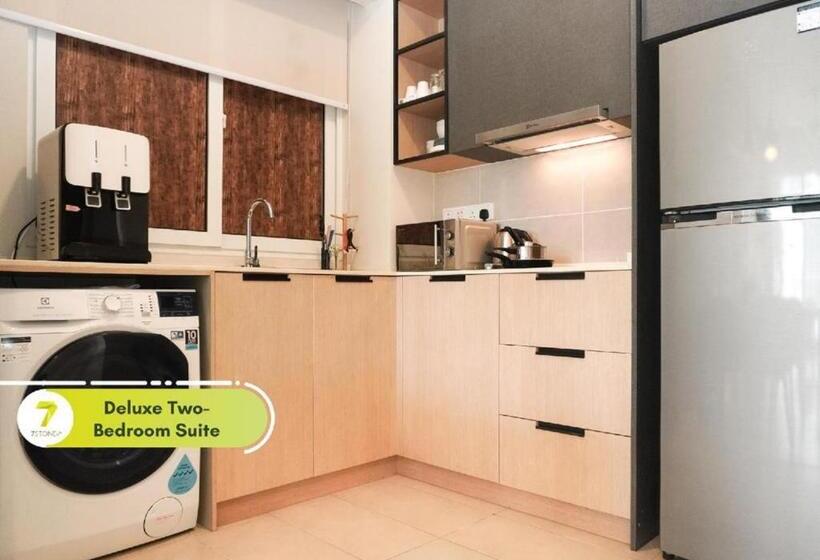 جناح ديلوكس غرفتين نوم, 7stonez Suites Windmill Genting Highlands