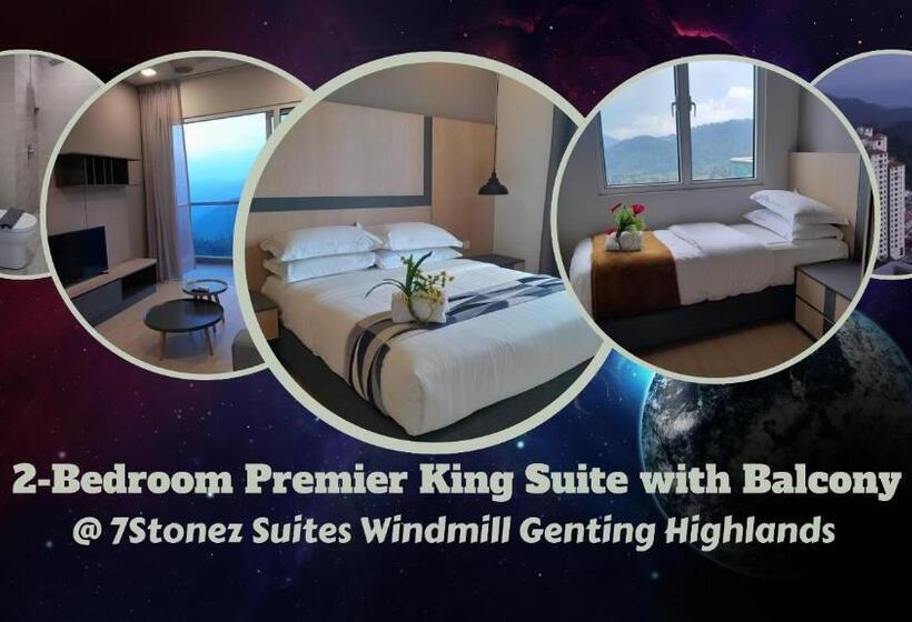 سوئیت پریمیوم 2 خوابه, 7stonez Suites Windmill Genting Highlands