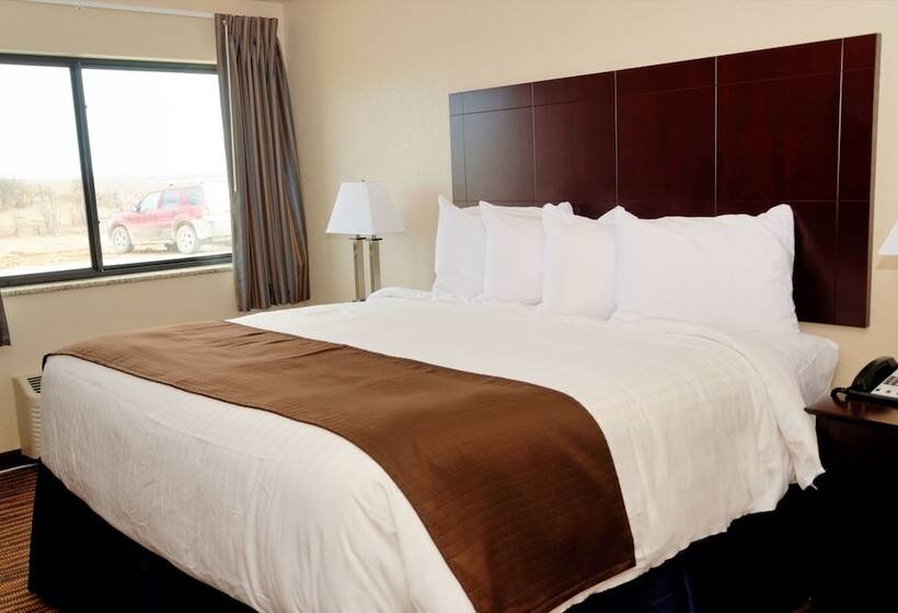 장애인을 위한 킹사이즈 침대 스탠다드 룸, Cobblestone Inn & Suites   Denison | Oak Ridge