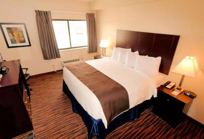 キングサイズベッドのスタンダードルーム, Cobblestone Inn & Suites   Denison | Oak Ridge