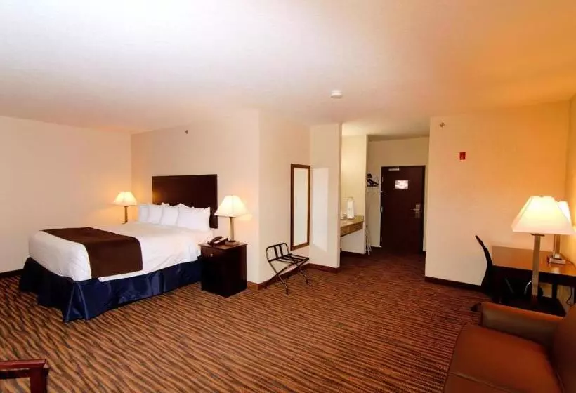 キングサイズベッドのエクゼクティブ, Cobblestone Inn & Suites   Denison | Oak Ridge