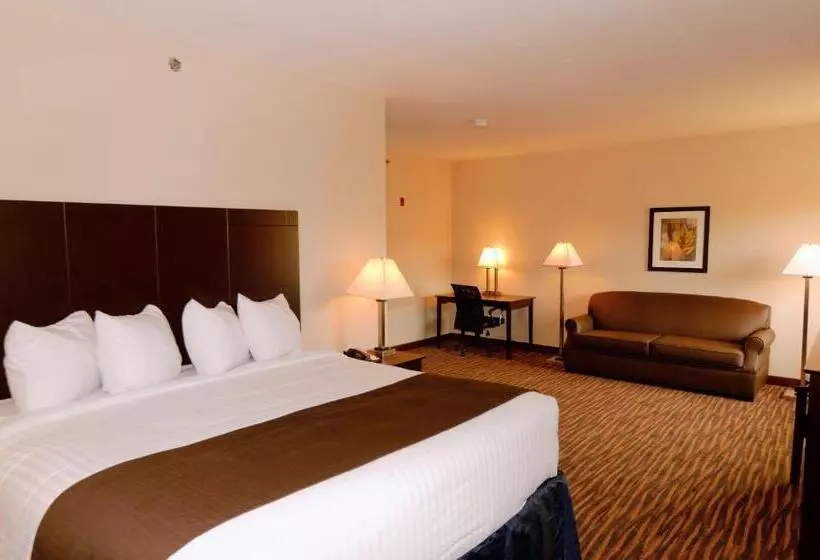 キングサイズベッドのエクゼクティブ, Cobblestone Inn & Suites   Denison | Oak Ridge