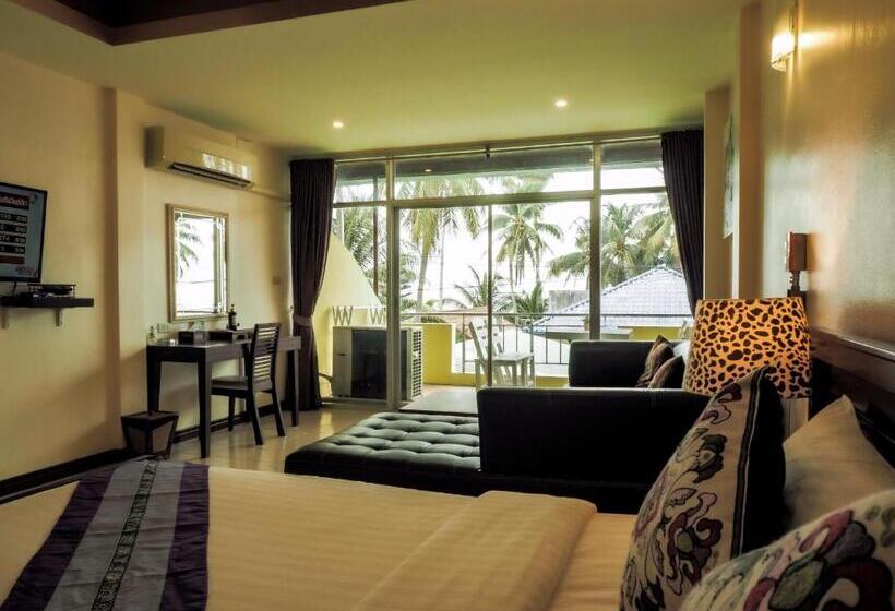 חדר משפחתי צדדי נוף לים, Talay Sai @ Thung Wua Laen