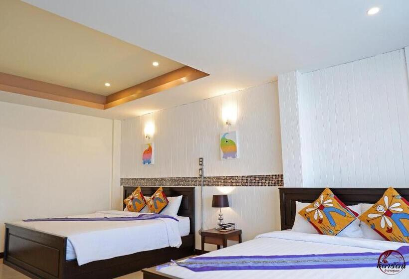 חדר משפחתי צדדי נוף לים, Talay Sai @ Thung Wua Laen