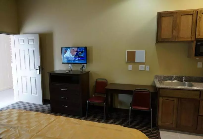 キングサイドベッドのスタンダードワンルーム, Texas Bungalows Hotel & Hotel Que At Lakeline Austin Cedar Park