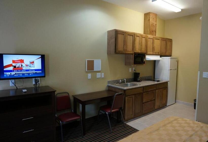 스위트 킹사이즈 침대, Texas Bungalows Hotel & Hotel Que At Lakeline Austin Cedar Park