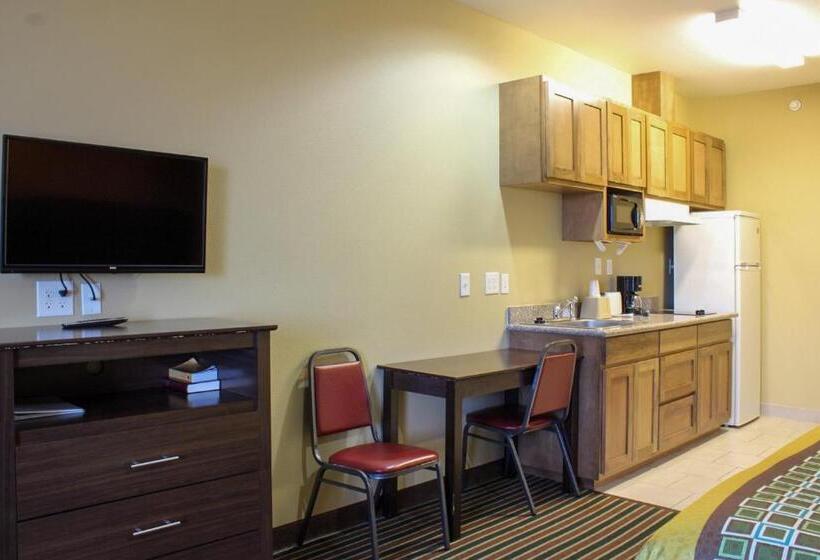 스위트 킹사이즈 침대, Texas Bungalows Hotel & Hotel Que At Lakeline Austin Cedar Park