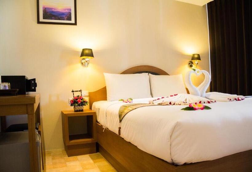 غرفة بريميوم مزودة بشُرفة, At Samui Boutique