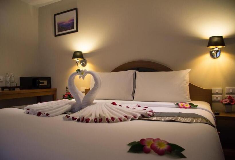 غرفة بريميوم مزودة بشُرفة, At Samui Boutique