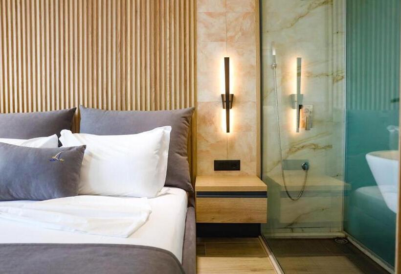 חדר דלוקס עם מרפסת נוף לים, Liro   Adults Only