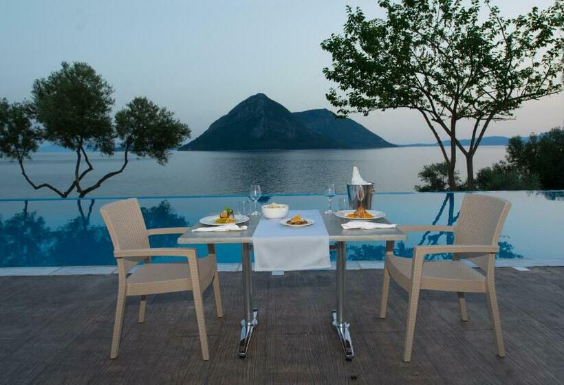 침실 1개 바다 전망 아파트, Thesmos Village