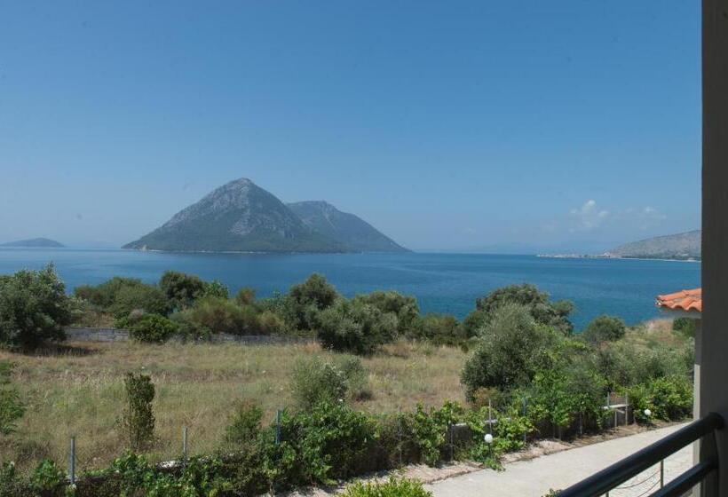 침실 1개 아파트 측면 바다 전망, Thesmos Village