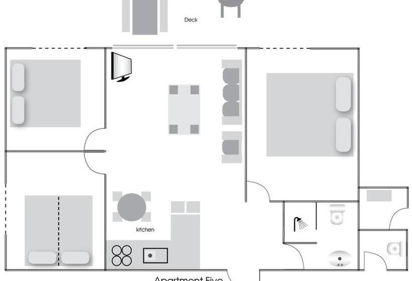 Апартаменты 3 Спальни, Bay Of Islands Holiday Apartments