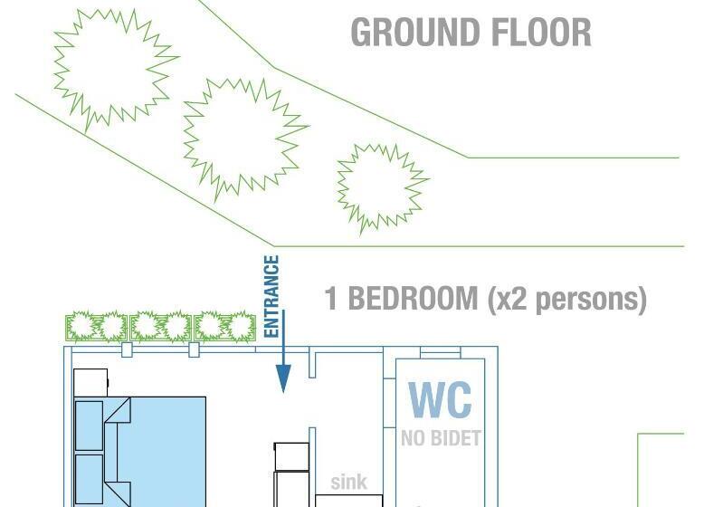 带海景的标准房, Villa Anita Residence