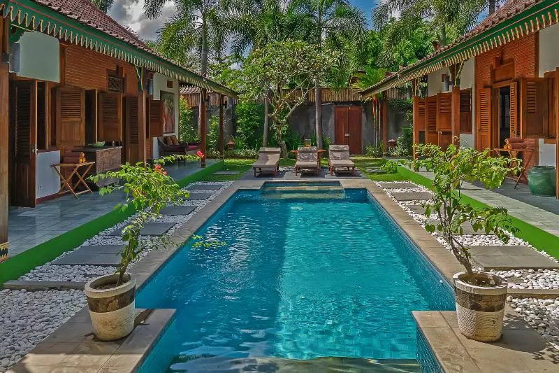 Villa 3 Makuuhuonetta Uima-allas, Villa Berawa