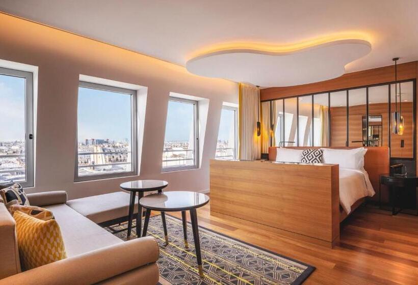景色の見えるスイートルーム, Renaissance Paris Republique Hotel & Spa